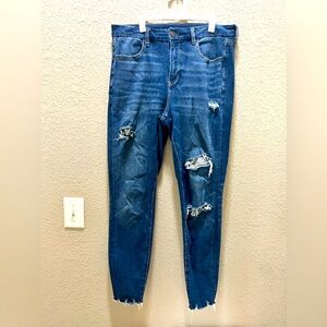 American Eagle distressed skinny jeans